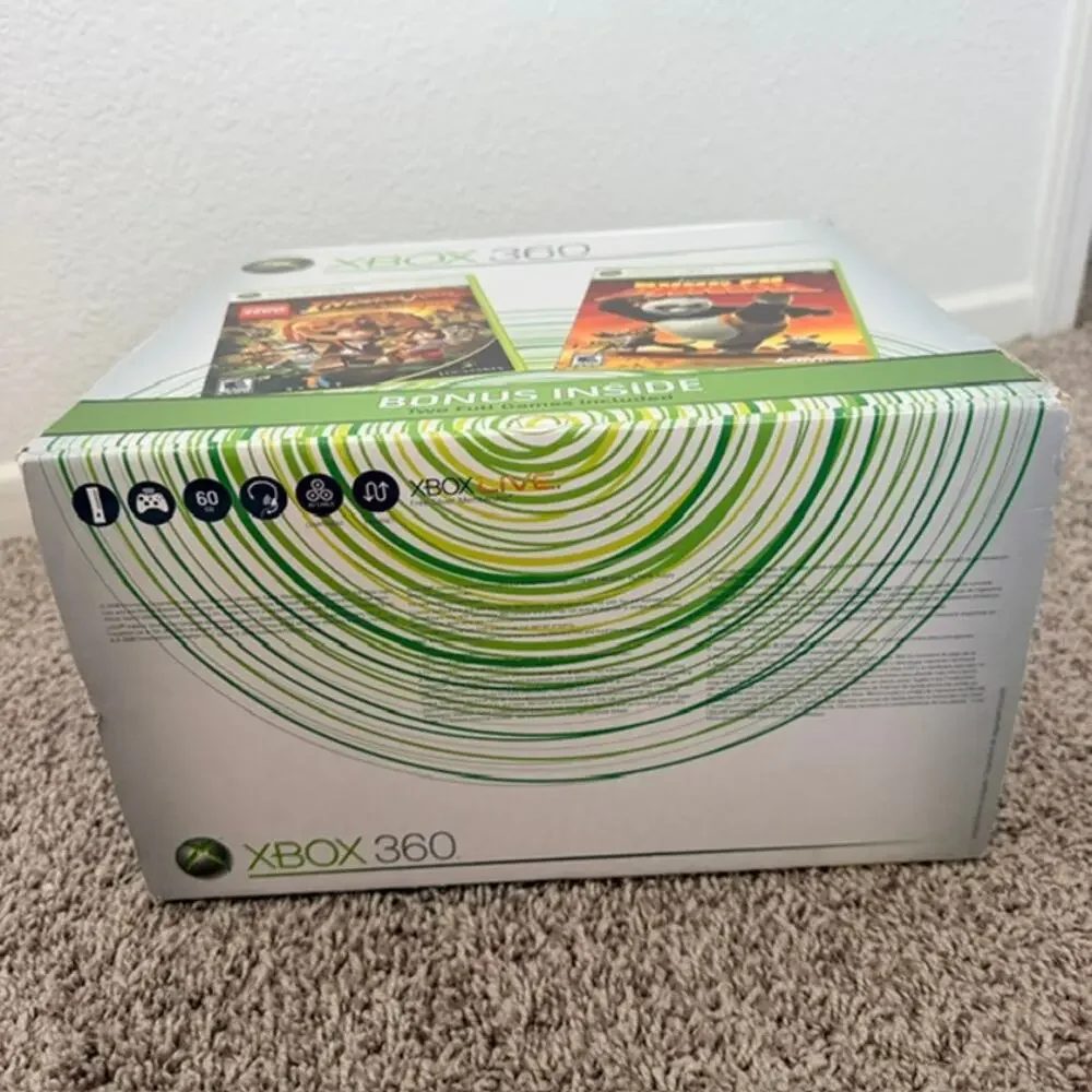 Sony XBOX 360 BOX ONLY Empty Box No Inserts Small Surface Tear See Photos